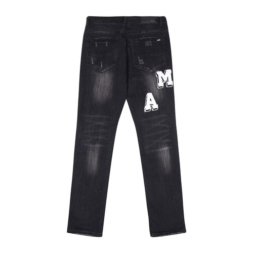 AMIRI Jeans Slim Fit Stretch Ripped Jeans