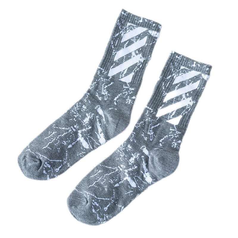 OFF OW whtie Socks XX stripe pattern