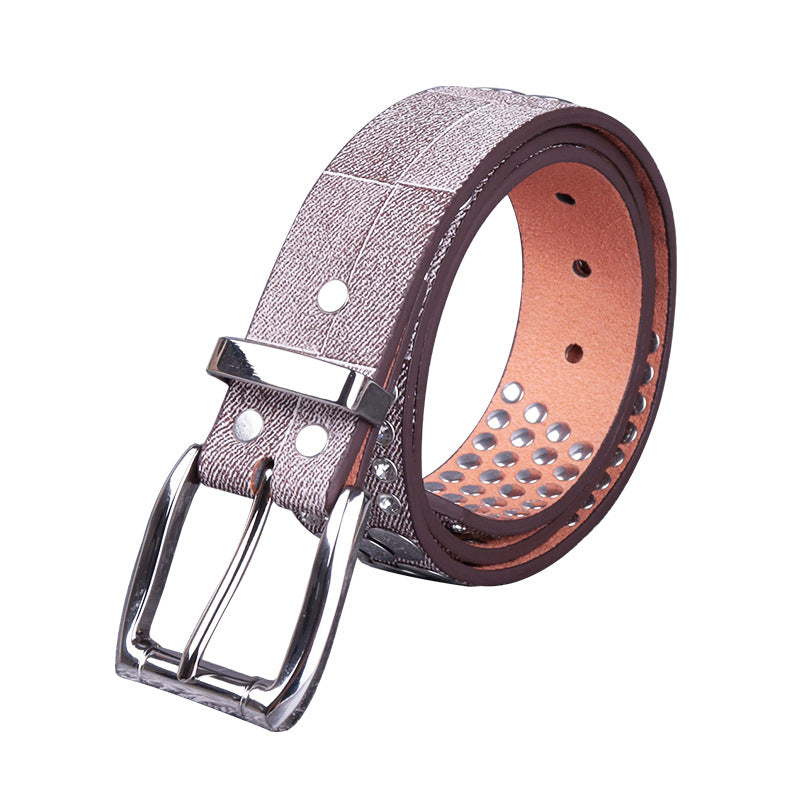 Hip-hop punk rhinestone belt y2k belt punk rock