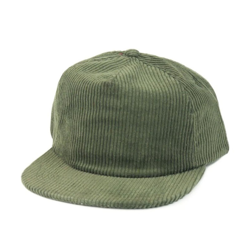 Trendy flat brimmed snapback hatscorduroy retro