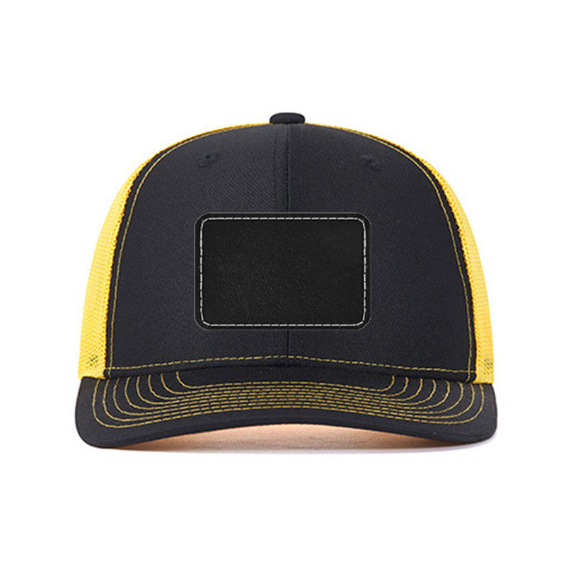 Trendy flat brimmed snapback hatsbreathable sunshade