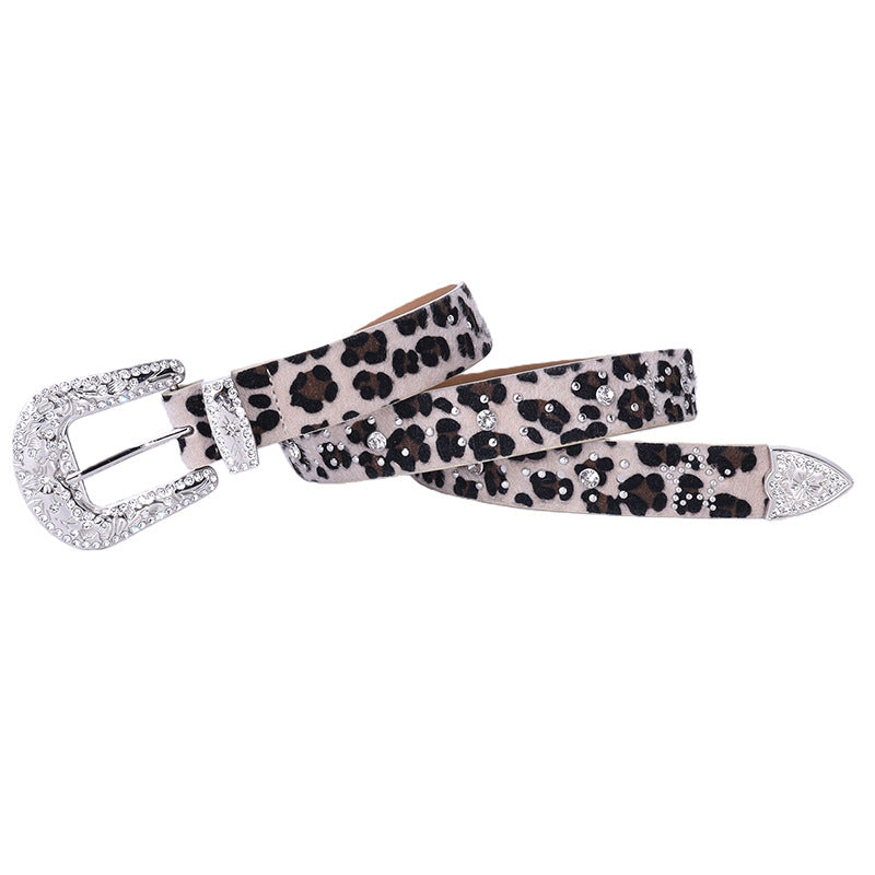 Hip-Hop Punk Rhinestone Belt