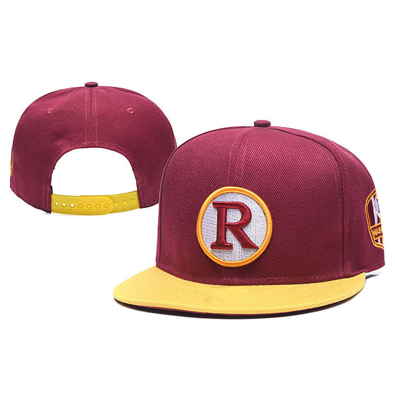 Trendy flat brimmed snapback hatsadult letters