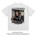 Nba T Shirt Printed Short-Sleeved T-shirt Street Washed Distressed High-quality pure cotton comfortable and trendy clothing