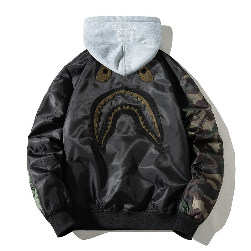 Men's Bomber Jacket MA-1 Winter Thickness available cotton-padded jacket Air Force Pilot Men's and Women's Autumn and Winter Thickened Couple Baseball Uniform
