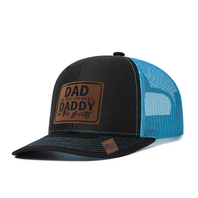 Trendy flat brimmed snapback hatsmesh breathable spring summer