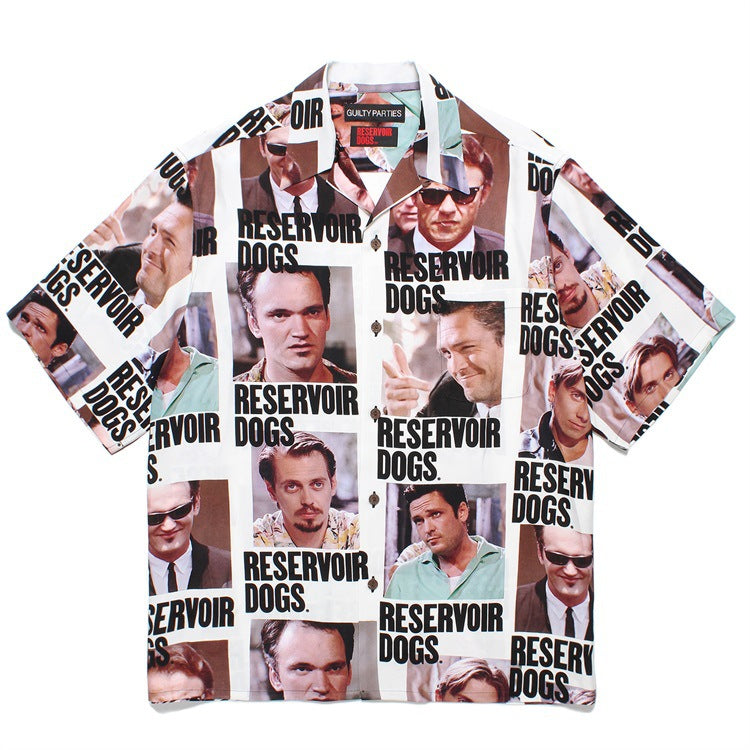 GUILTYPARTIES TIGER Shirts 24ss RESERVOIR DOGS Reservoir Dog Hawaiian Short Sleeve Shirt