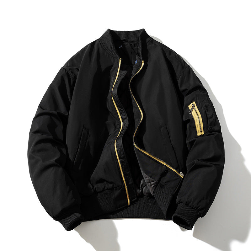 Mens Vintage Jackets vintage baseball jacket padded bomber jacket
