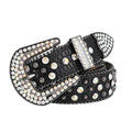 Hip-hop punk rhinestone belt punk style