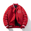 Mens Vintage Jackets Baseball Suit Embroidered Jacket Hooded Flight Suit Cotton Suit