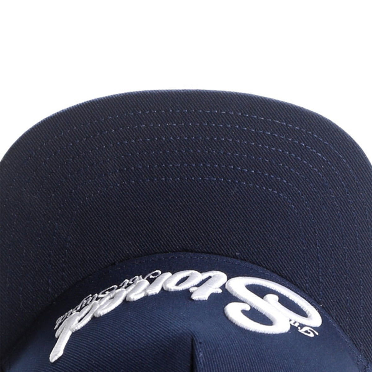 Trendy flat brimmed snapback hatsletterstonedembroider sunshade