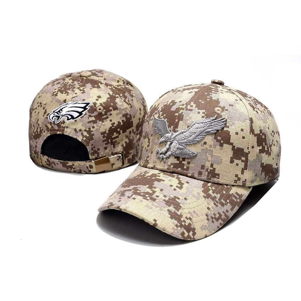 Trendy flat brimmed snapback hatseagle embroider sunshade and windshield