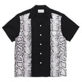 GUILTYPARTIES TIGER Shirts PYTHON OPEN COLLAR SHIRT Snake Rayon Short Sleeve Shirt