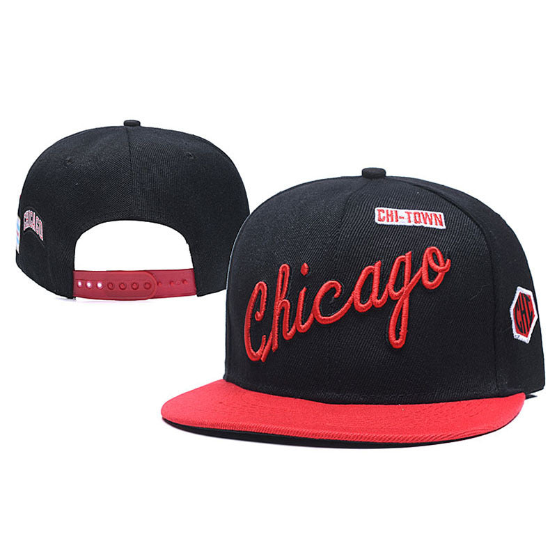 Trendy flat brimmed snapback hatsadult letters