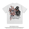 Nba T Shirt Printed T-shirt European and American High Street Short Sleeve Loose High-quality pure cotton comfortable and trendy clothing