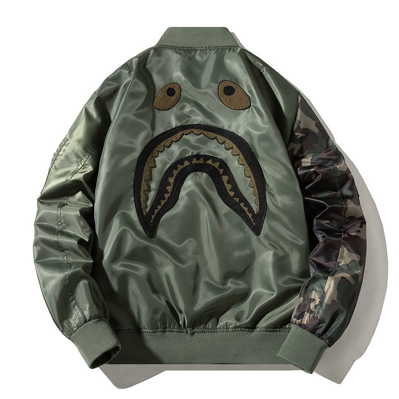 Men's Bomber Jacket MA-1 Winter Thickness available cotton-padded jacket Air Force Pilot Men's and Women's Autumn and Winter Thickened Couple Baseball Uniform