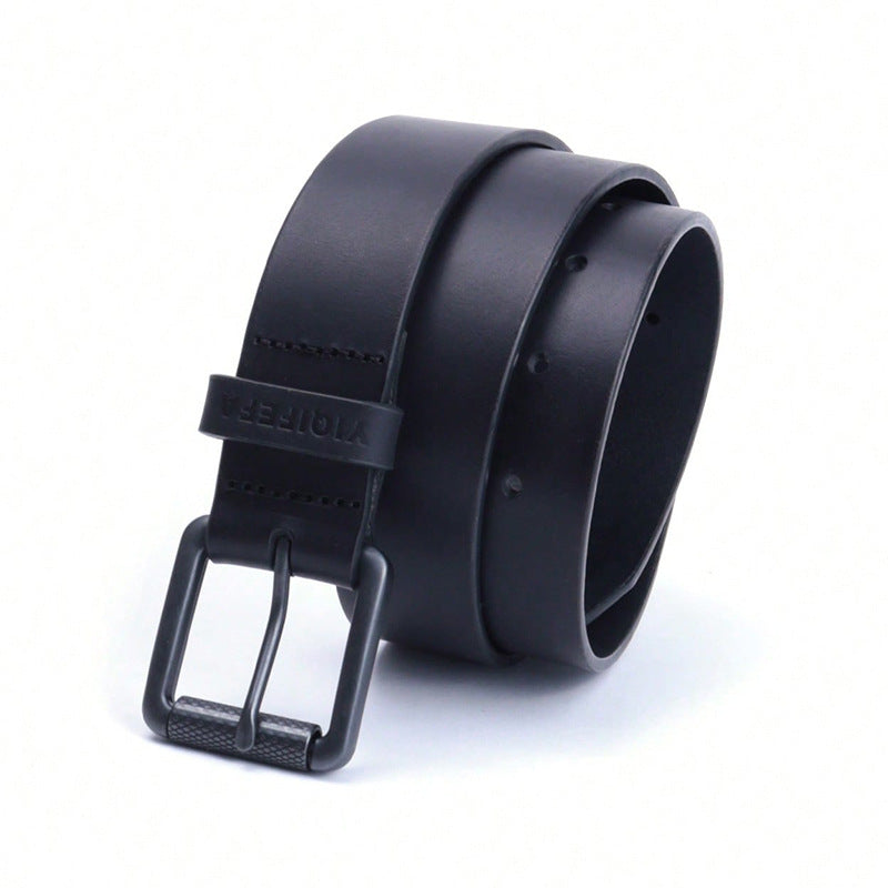 Hip-hop punk rhinestone belt casualeasiest for matchpu leather