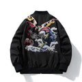 Mens Vintage Jackets Japanese Embroidered Jacket Baseball Suit Flight Suit