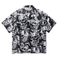 GUILTYPARTIES TIGER Shirts 56 TATTOO STUDIO Skull Ghost Hawaiian Short Sleeve Shirt