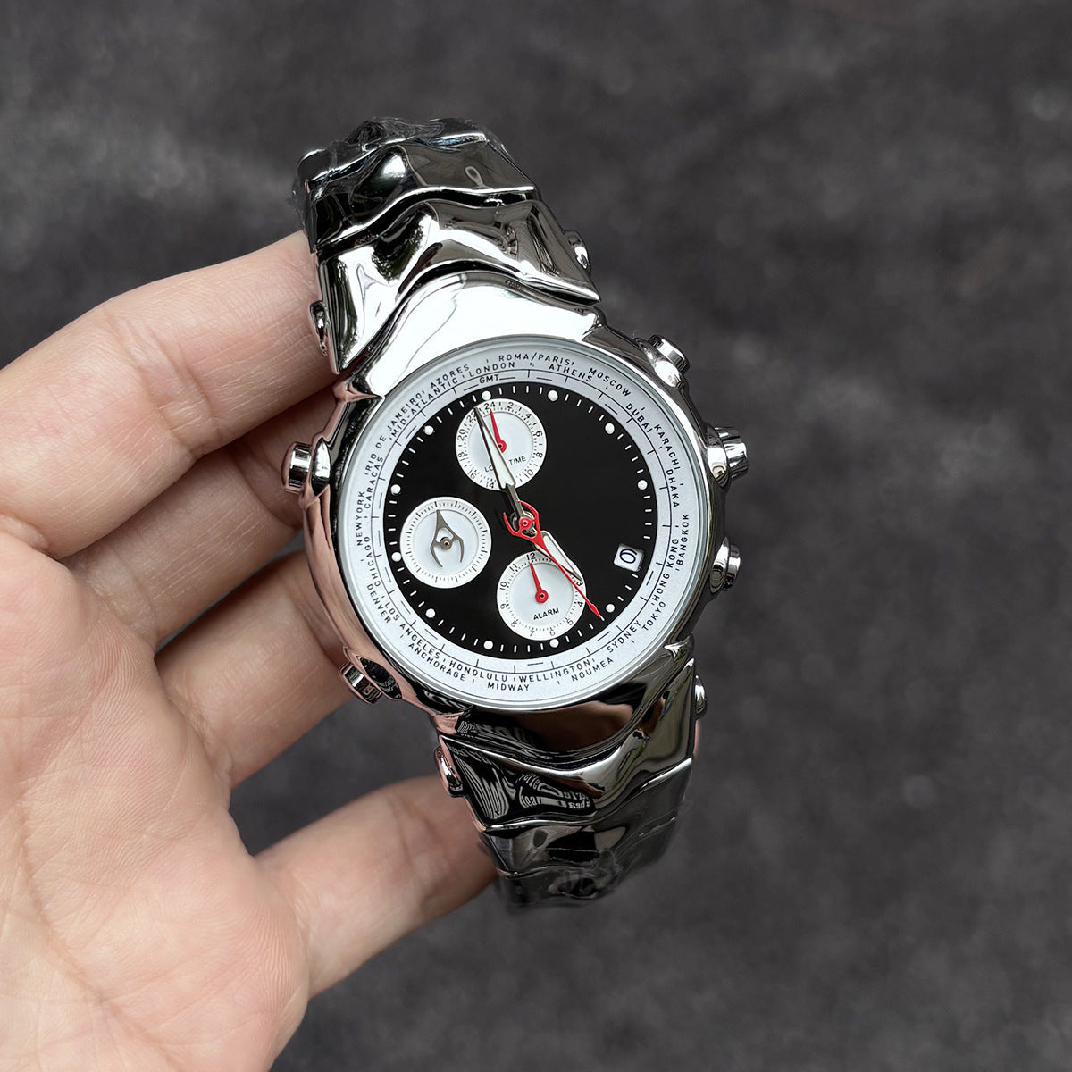 Men's watches three-eye design y2k retro men's models