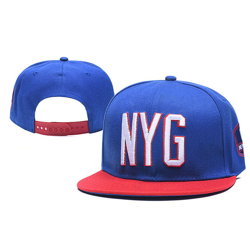 Trendy flat brimmed snapback hatsembroider sunshade for men and women