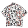 GUILTYPARTIES TIGER Shirts Leopard Rayon Hawaiian Short Sleeve Shirt Beach Vacation Shirt