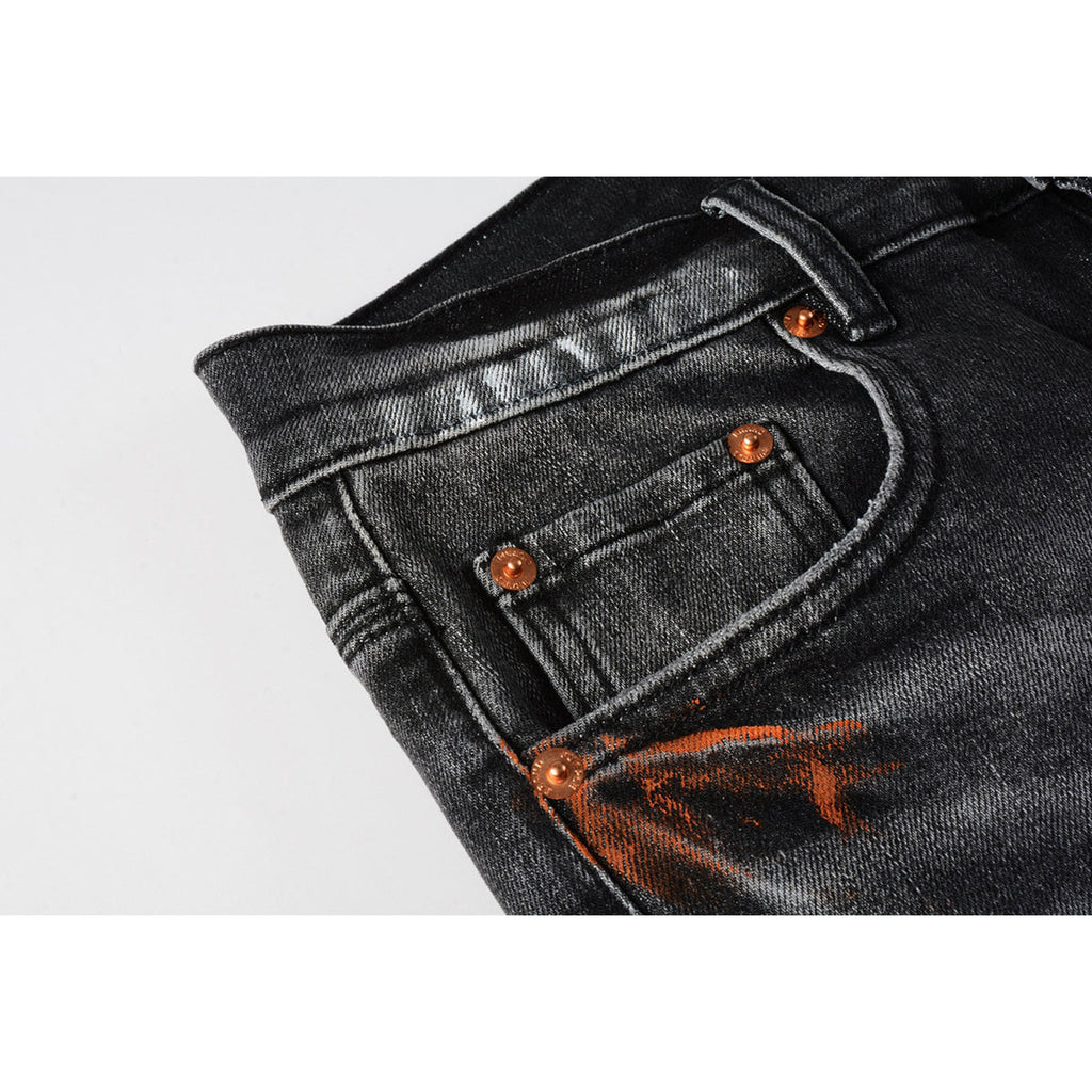 purple brand jeans Pure Cotton High Street Trend