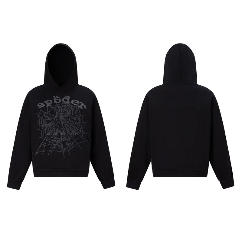 Spiderweb hoodie High-quality pure cotton for autumn and winter