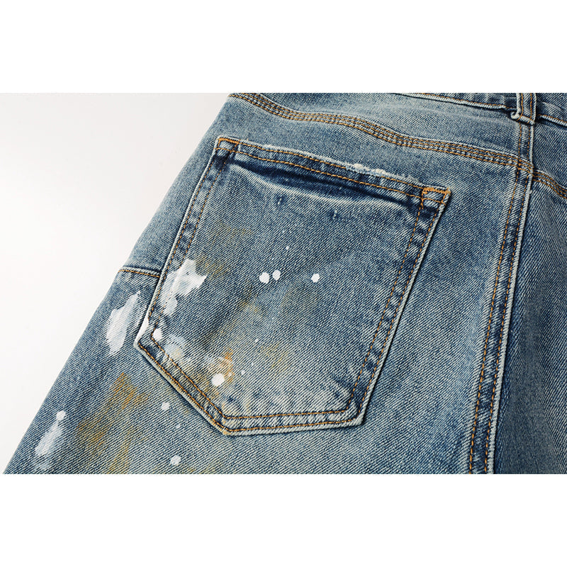 purple brand jeans Pure Cotton High Street Trend