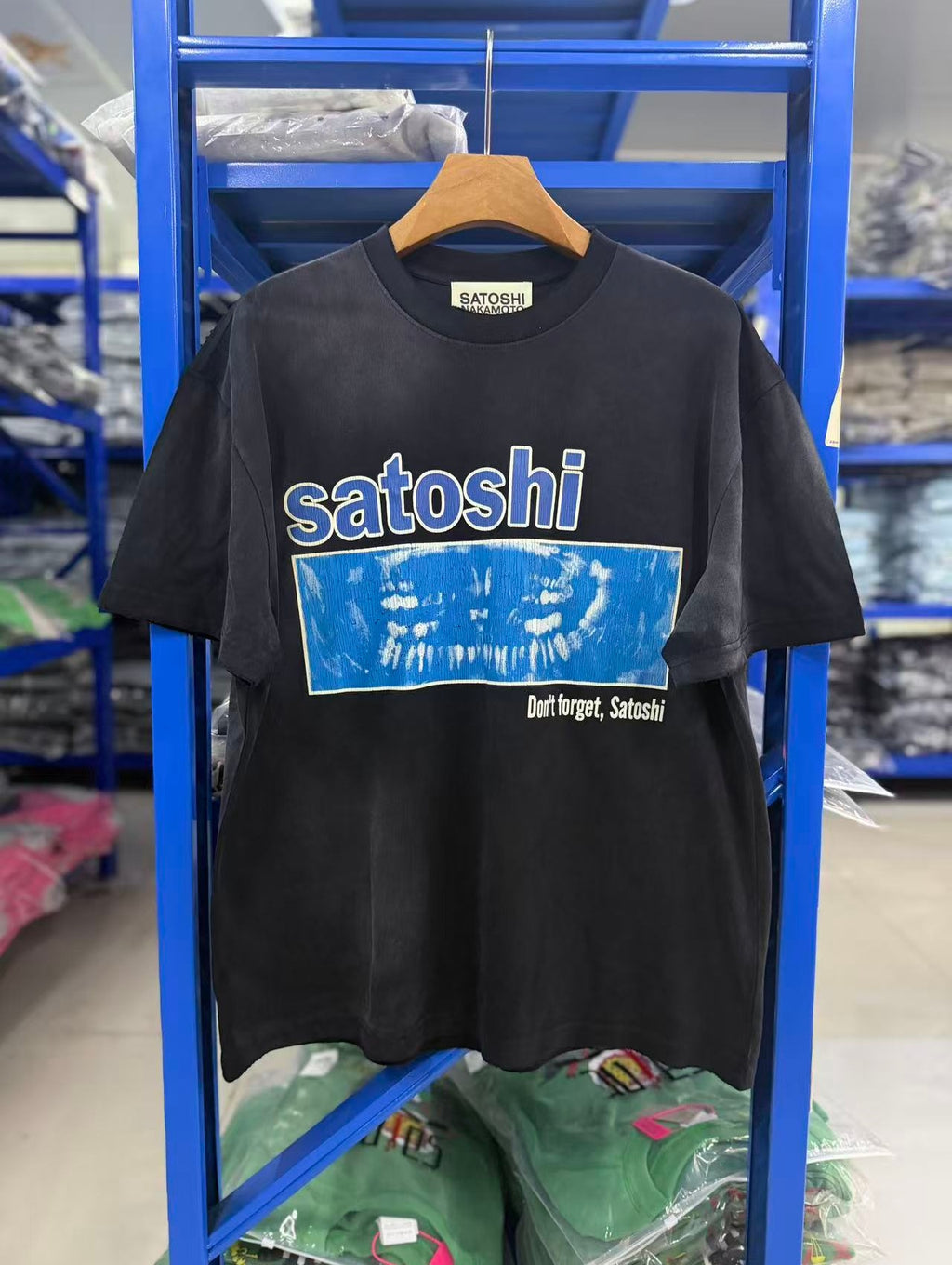 Satoshi Nakamoto t shirt High-quality heavyweight streetwear with a vintage, distressed aesthetic.
