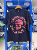 Vintage style washed summer wear T shirt Skull