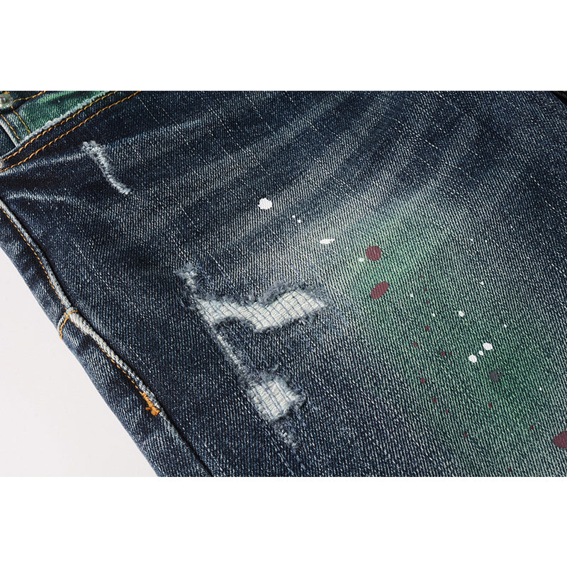 purple brand jeans Pure Cotton High Street Trend