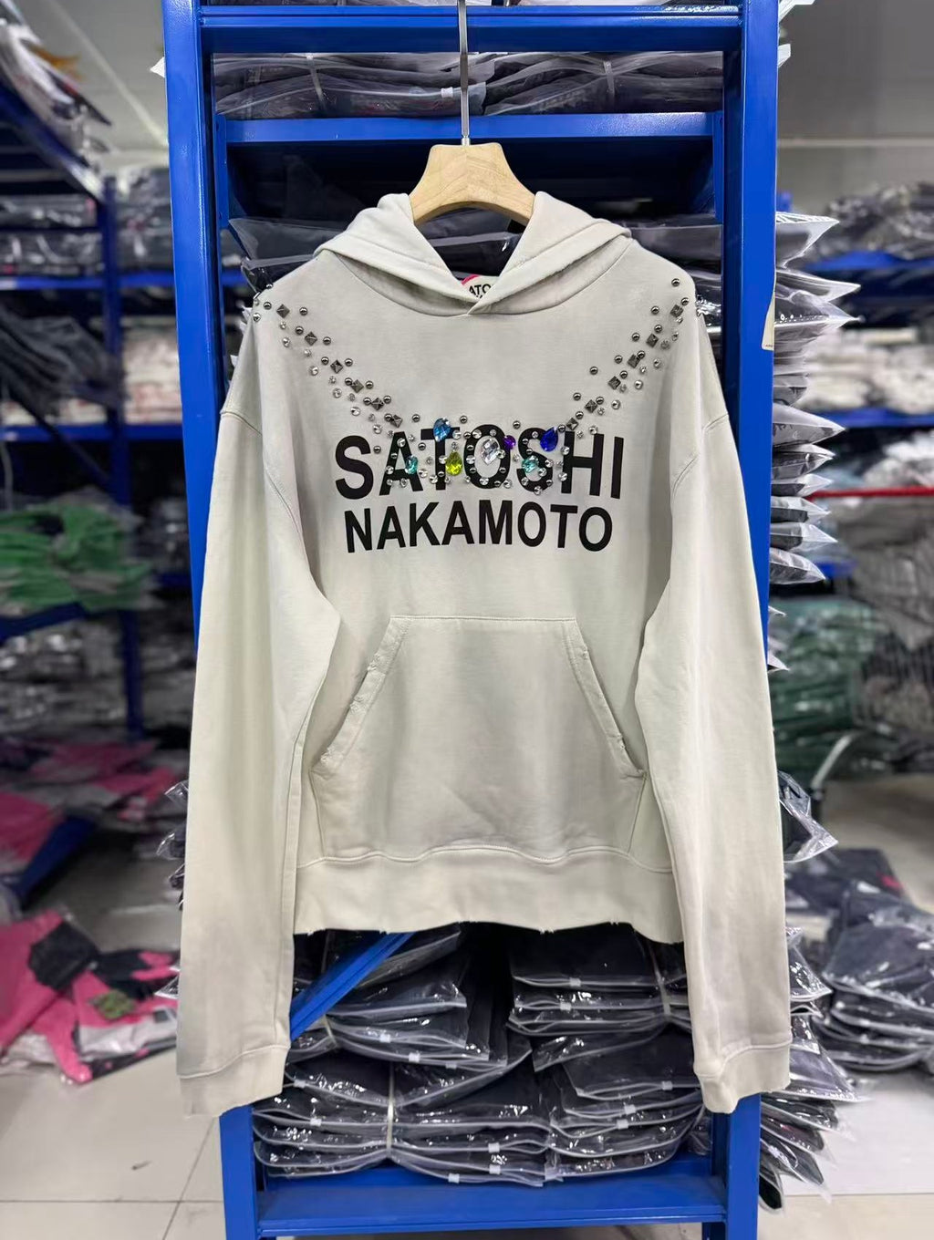 Satoshi Nakamoto hoodie High-quality heavyweight streetwear with a vintage, distressed aesthetic.