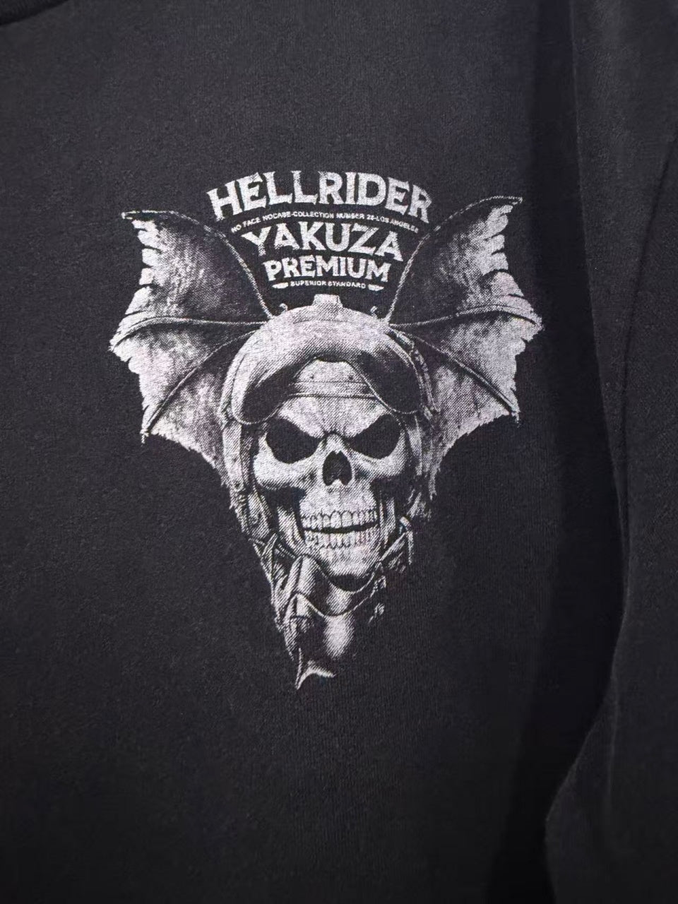 Vintage style washed summer wear T shirt Skull