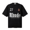 RHUDE T Shirts Retro Italian Lake Rhude Print