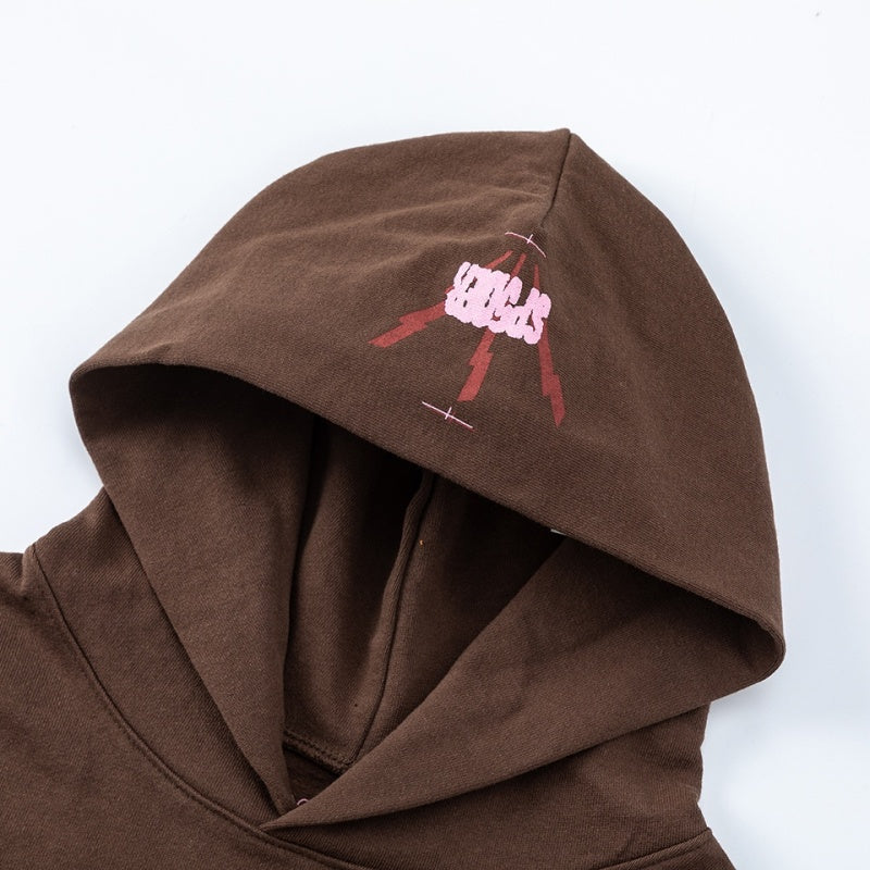 Spiderweb hoodie & sweatpants 2 piece set High-quality pure cotton for autumn and winter