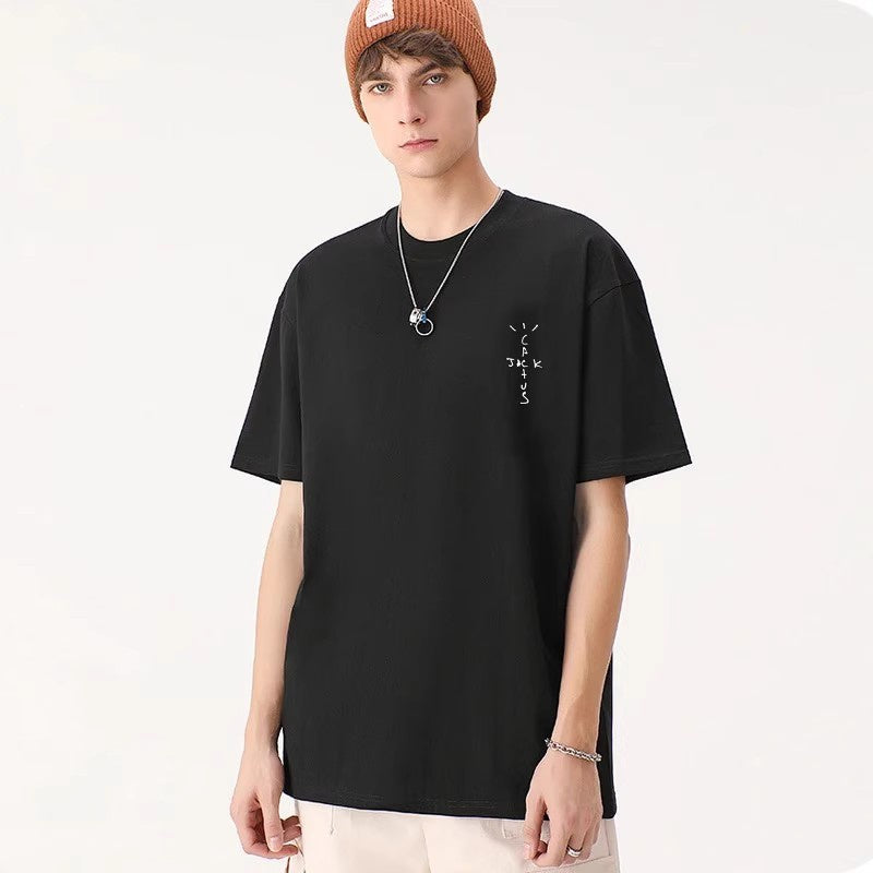 Mens T-shirt Travis Scott distinctive letter print