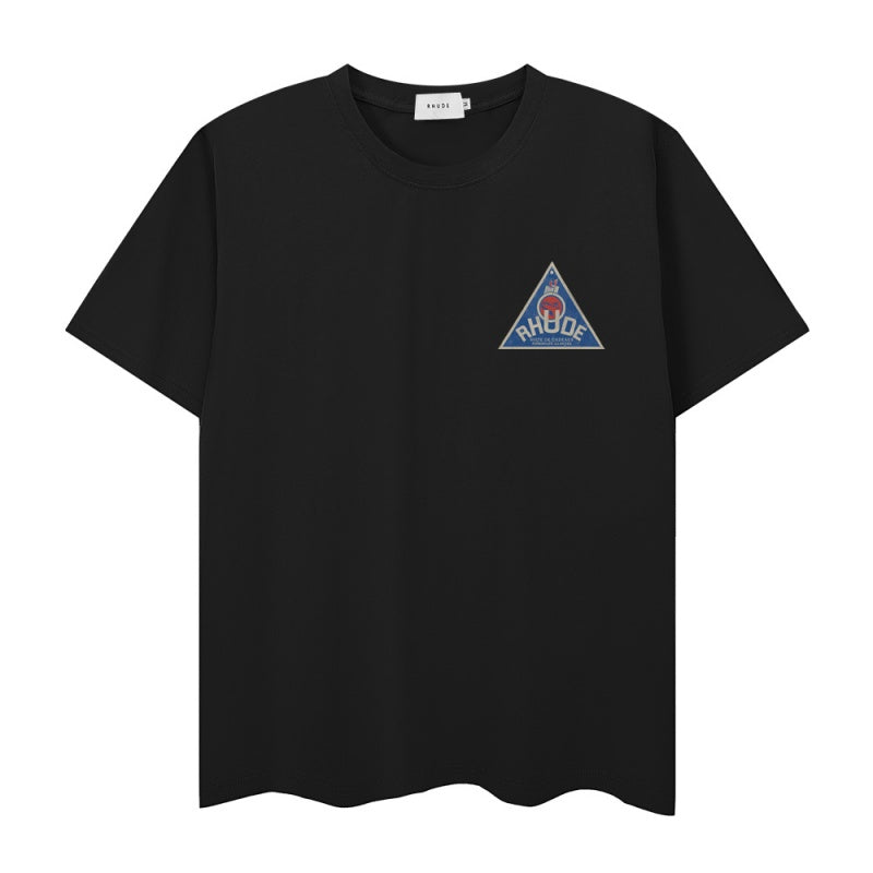 RHUDE T Shirts Vintage Pyramid Skull Graphic