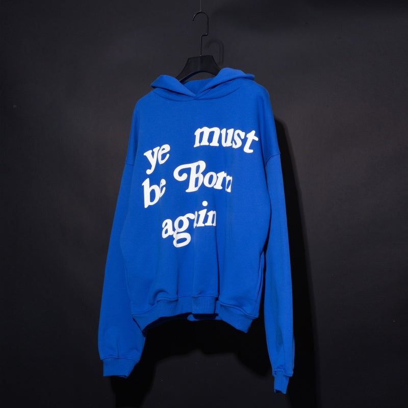 Unisex Vintage Hoodie  CPFM "Ye Must Be Born Again" Fleece-Lined Hoodie