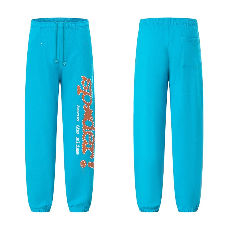 Spiderweb sweatpants High-quality pure cotton for autumn and winter Camouflage