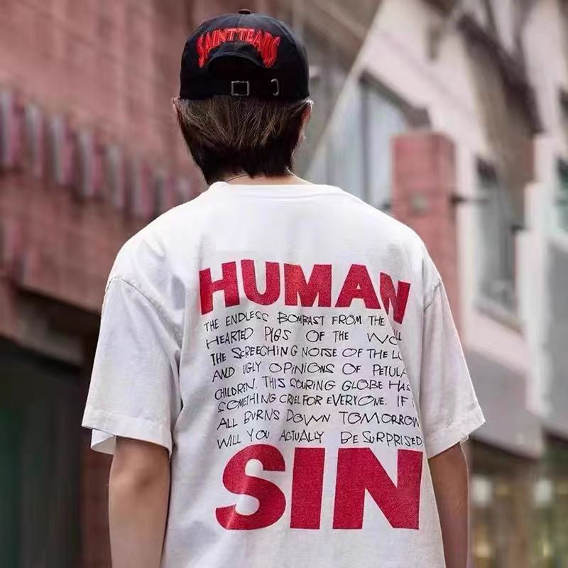 Mens T-shirt Fun brain print
