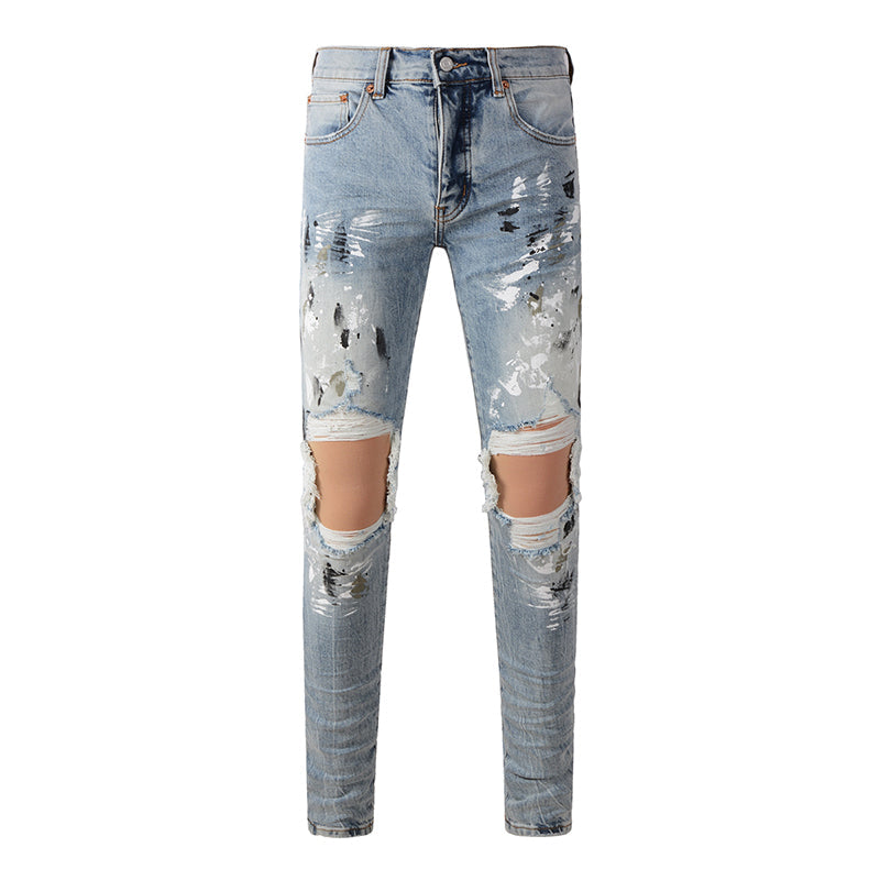 purple brand jeans Pure Cotton High Street Trend