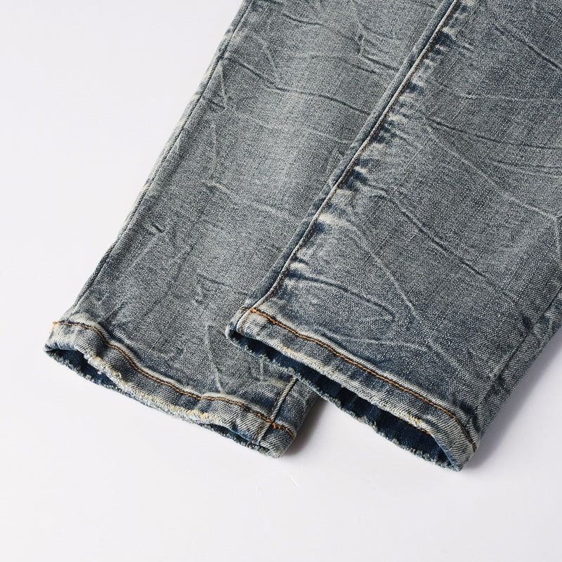 Purple brand Jeans High-quality pure cotton streetwear trousers line