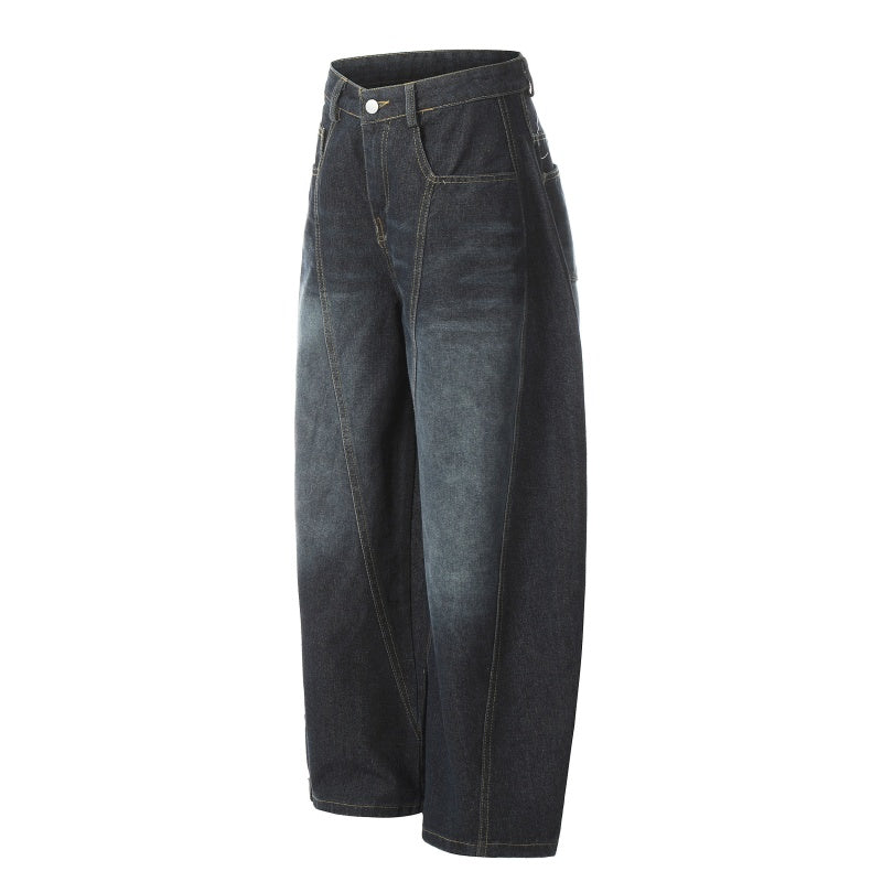American-style streetwear harem pants Relaxed Cropped Balloon Silhouette