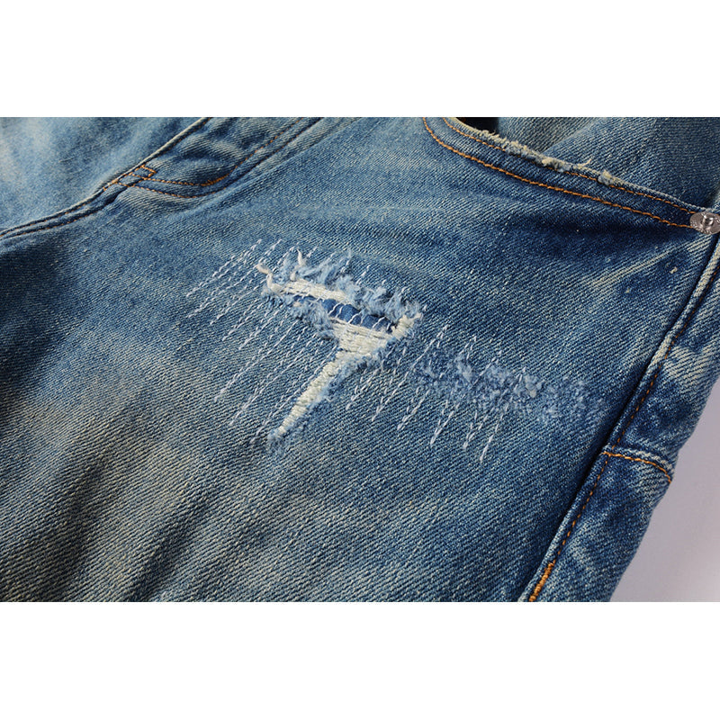 purple brand jeans Pure Cotton High Street Trend