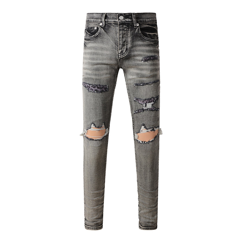 purple brand jeans Pure Cotton High Street Trend