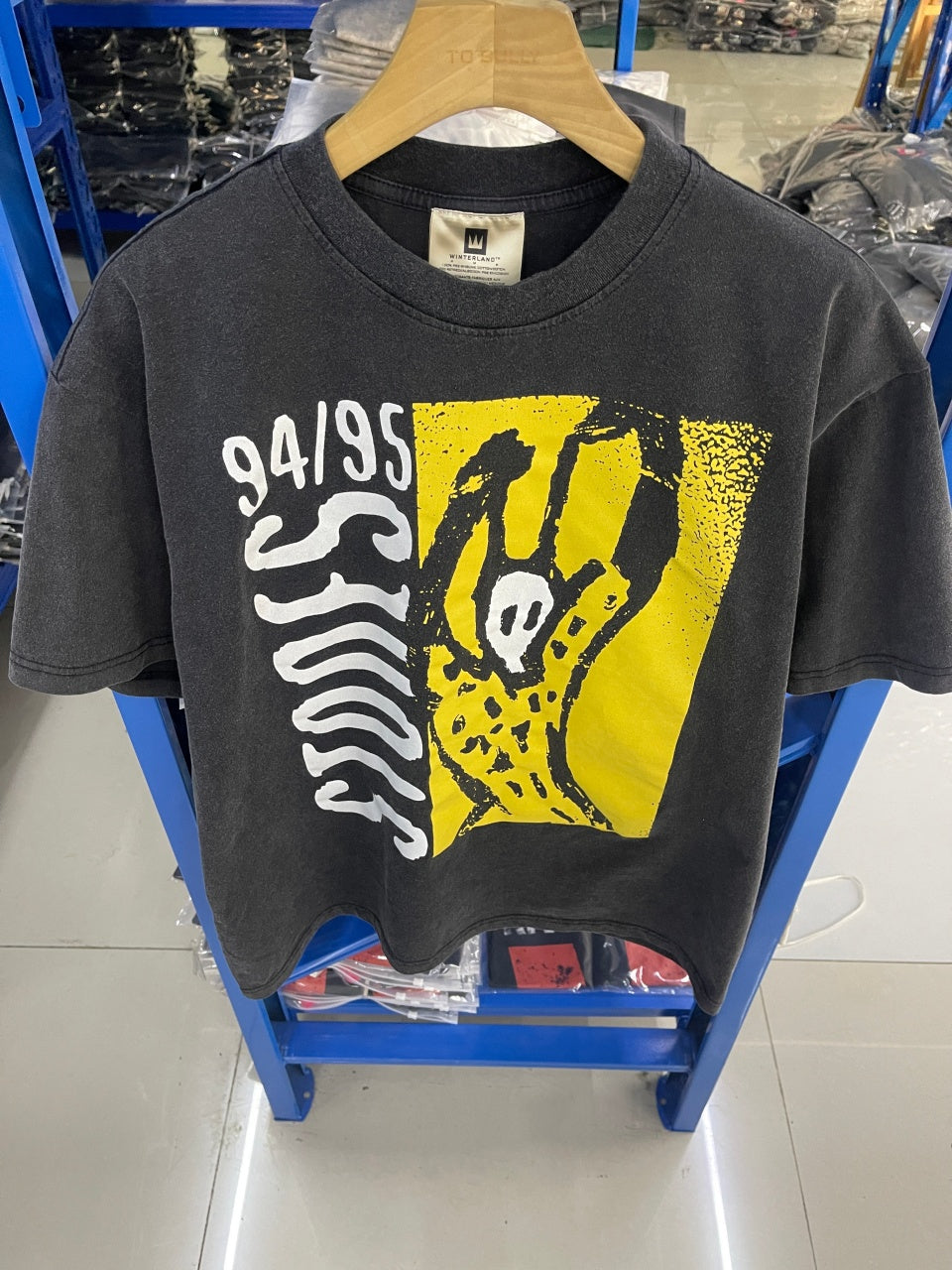 Vintage style washed summer wear T shirt