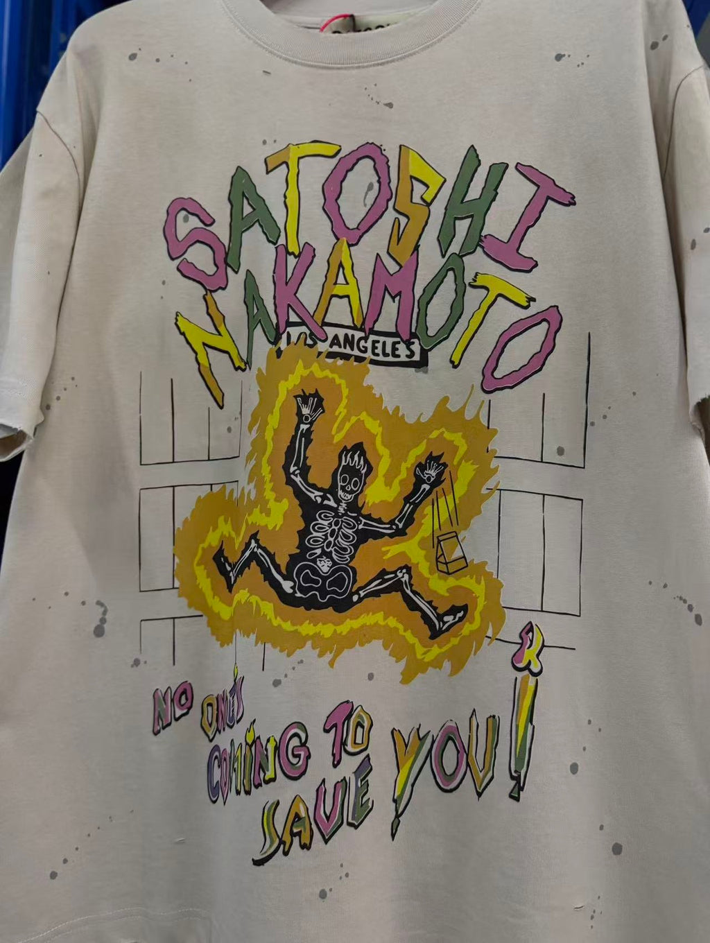 Satoshi Nakamoto t shirt High-quality heavyweight streetwear with a vintage, distressed aesthetic.