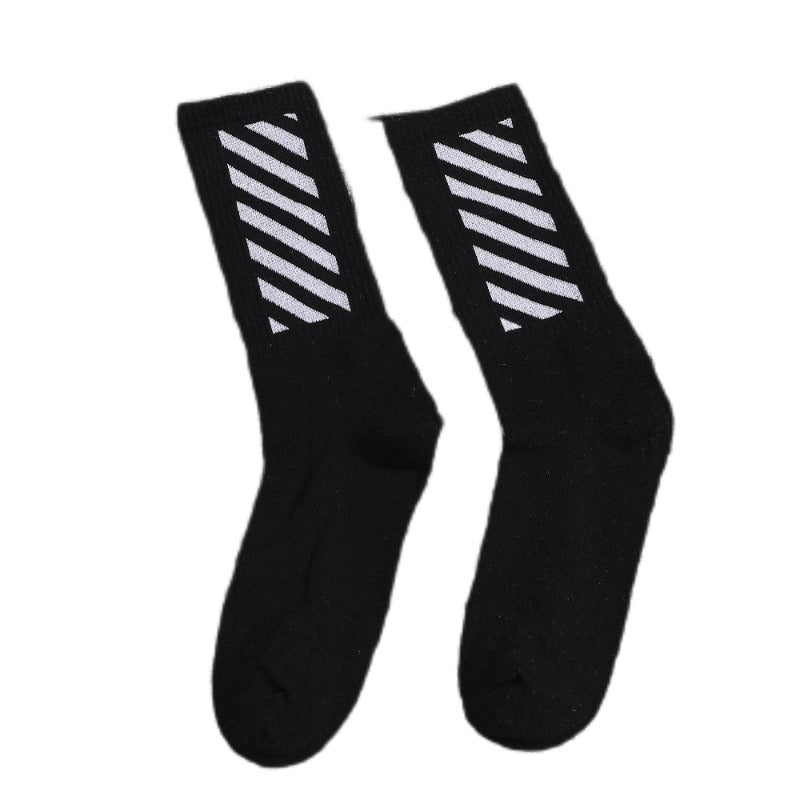 OFF OW whtie Socks XX stripe pattern