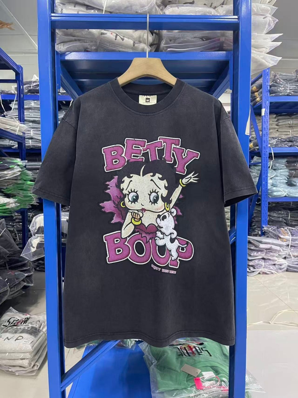 Vintage style washed summer wear T shirt